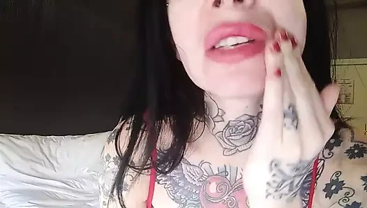 Bir hayranım için özel bir video sırasında orgazm