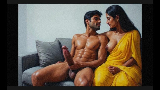 Hintli yenge yağlı ateşli seksi Hintli çift ile anal seks