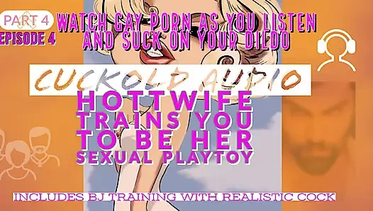 SADECE SES - Pt. 4. Ateşli evli kadın seni cinsel oyun oyuncağı olarak eğitiyor