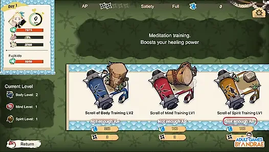 Kaç, elf ninjam! 3 boyutlu oyun bölüm 2 - Lizet'in eğitimi ve keşfi başlıyor