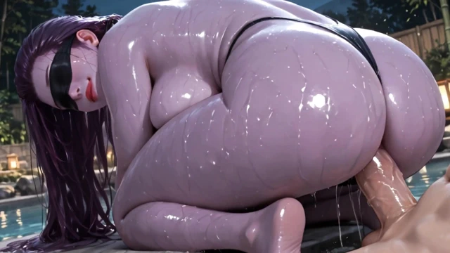 Japon banyo evi fantezisi - ıslak, yağlanmış ve gözleri bağlı