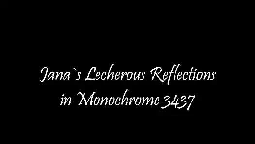 Tek renkli 3437'de şehvetli yansımalar