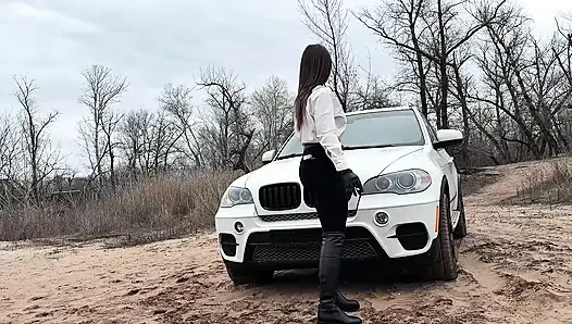 4 sigara derin duman ve tükürük baştan çıkarma bakış açısı