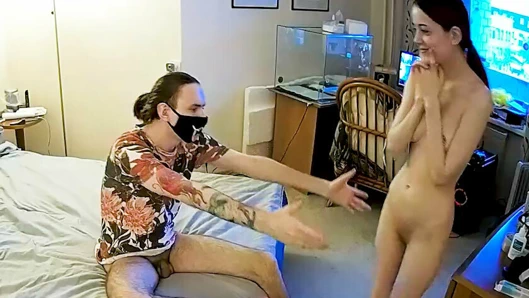 seksi utangaç kızıl saçlı sıska bebeğim emme &amp; sürme büyük dick