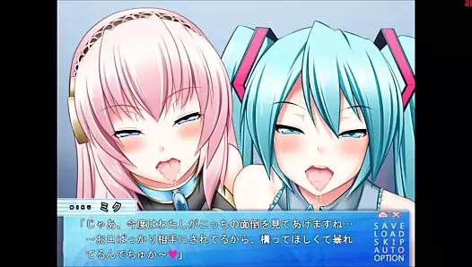 Turkuaz idol benim smegma temizleyicim - luka &amp; miku (öpücük)