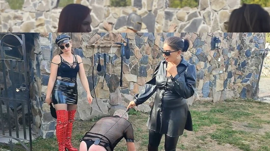 Binicilik kırbaçı ile sert eğitim - Zeida ve Roberta