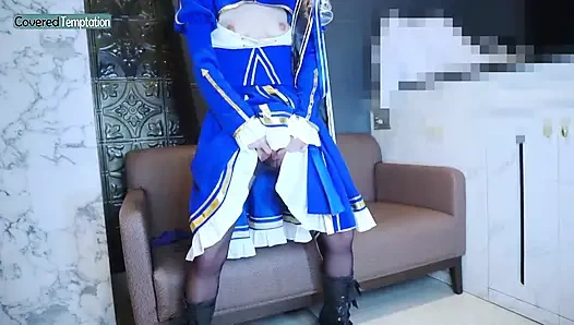 Cosplayer güzellik unutulmaz kimyayı birlikte geride bırakarak yoğun bir özel buluşmayı paylaşıyor