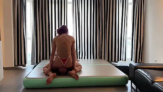 Karma güreş, yüz oturma