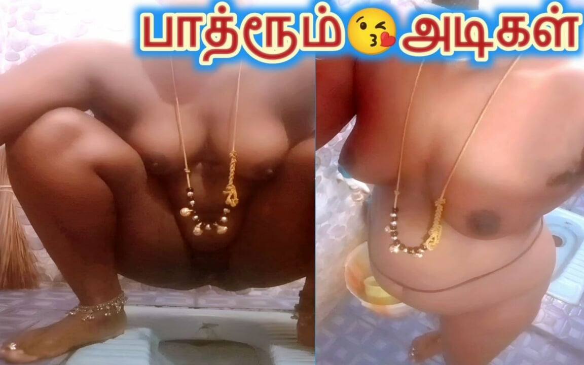 Hintli tamil yaramaz evli kadın Renu gizli banyoda çıplak azdırıyor ve şirket müdürü için sari giyiniyor! Indianhotwifex