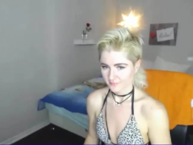 Small tits blonde