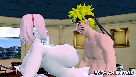 Naruto ve Sakura Partisi 2 - ESFM ANIMASYONU