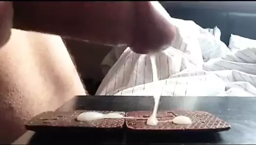 Her şeyin biti, ıslak bisküvi, boşalmak yeme, yapay penis oyunu