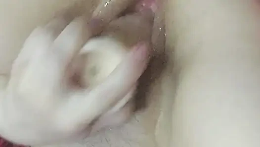 A ile ve yağlanmış yakın çekimle oynamak