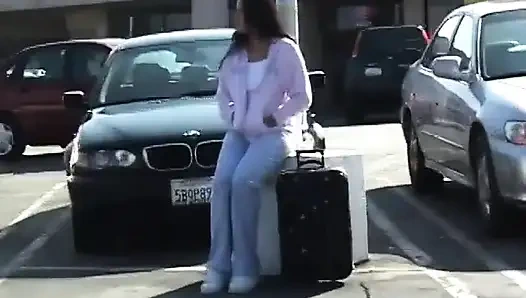 Fileli egzotik hatun binmeden önce aygırın sikini yalıyor