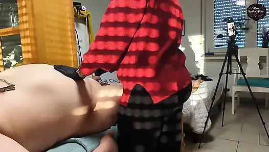 DomLadyMia-SlaveOfM köle için kırmızı şortlar bölüm 7