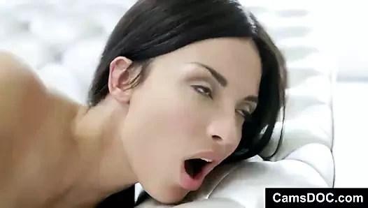 Siyah Fransız kız sıcak ırklararası anal seks