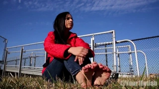 Seksi ayak fetişi tabanları