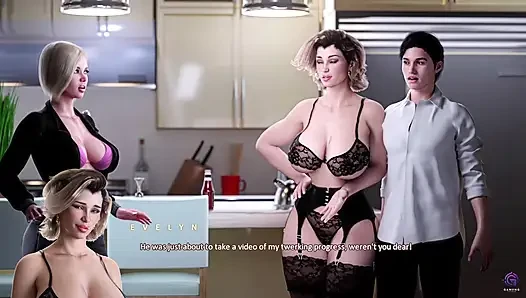 Üvey kız üvey annemle gizli ilişkimi yakaladı ve katılıyor! - APOCALUST