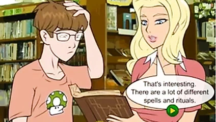 Hentai seks oyun nerd sikikleri seksi sarışın ile büyü büyü