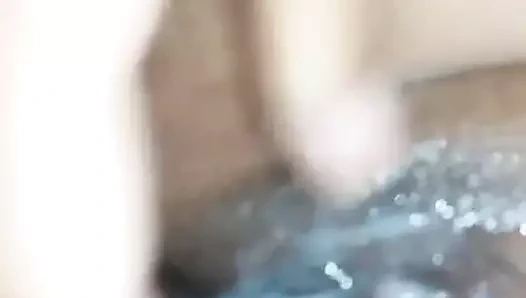 Göt squirts sıcak bir kedi lanet.