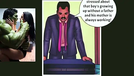 Hintçe seks çizgi romanı ve çizgi film porno videosu Hintçe ve İngilizce