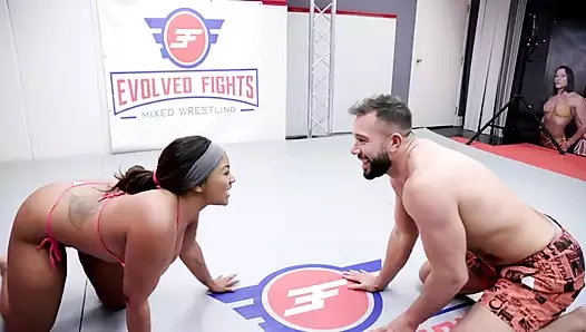 Avery Jane Wrestles sikişecek ya da en azından deniyor