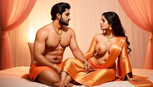 On 18 yaşındaki Hintli kız arkadaşım beni sikiyor. Elbiseyi çıkar ve büyük memeli basın