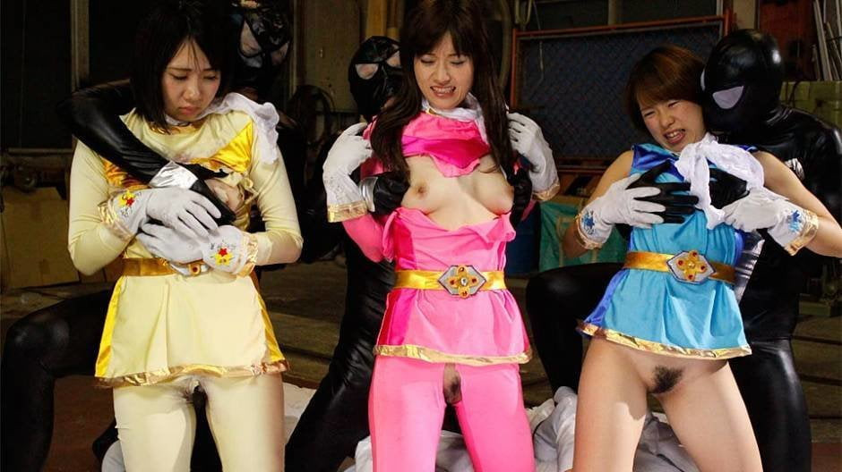 Japon kahramanlar, galaktik sentai becerdin, sansürsüz