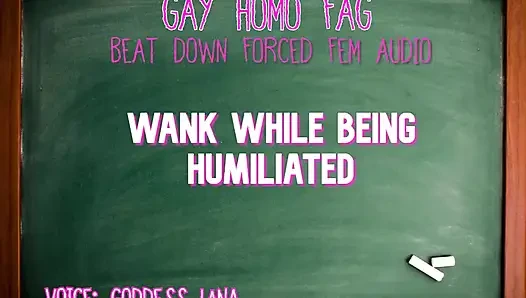 Дрочу, пока ее унижают, гей, Homo пидор, аудио