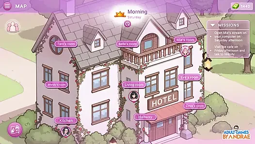 Sex apartment 2: büyük otel oyunu bölüm 3 - mia taro ile özel şov yapıyor