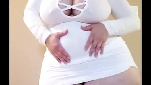 İri güzel kadın sulu göt ve memeler