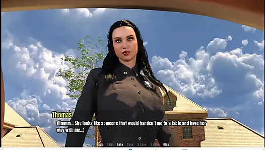 Nine evi 4: kredi ofisindeki kadın, polis, masaj seksi