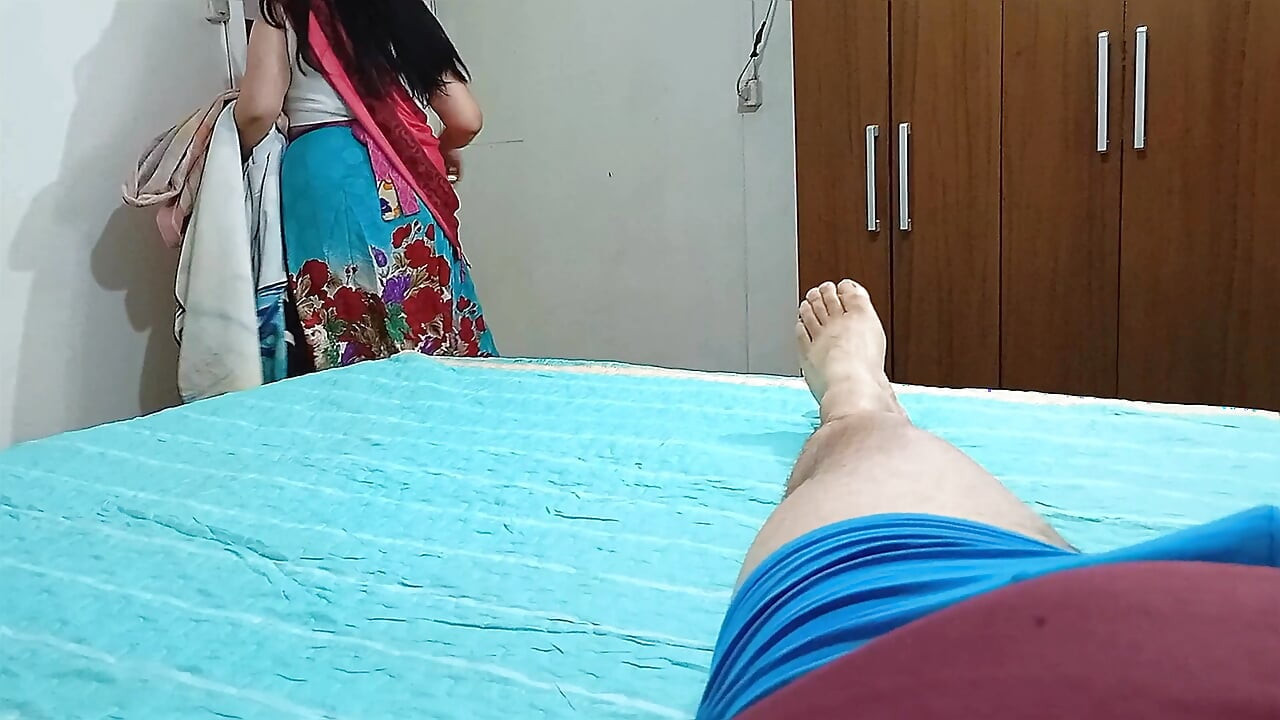 Indian stepmother enters her stepson's room and they end up having wild sex