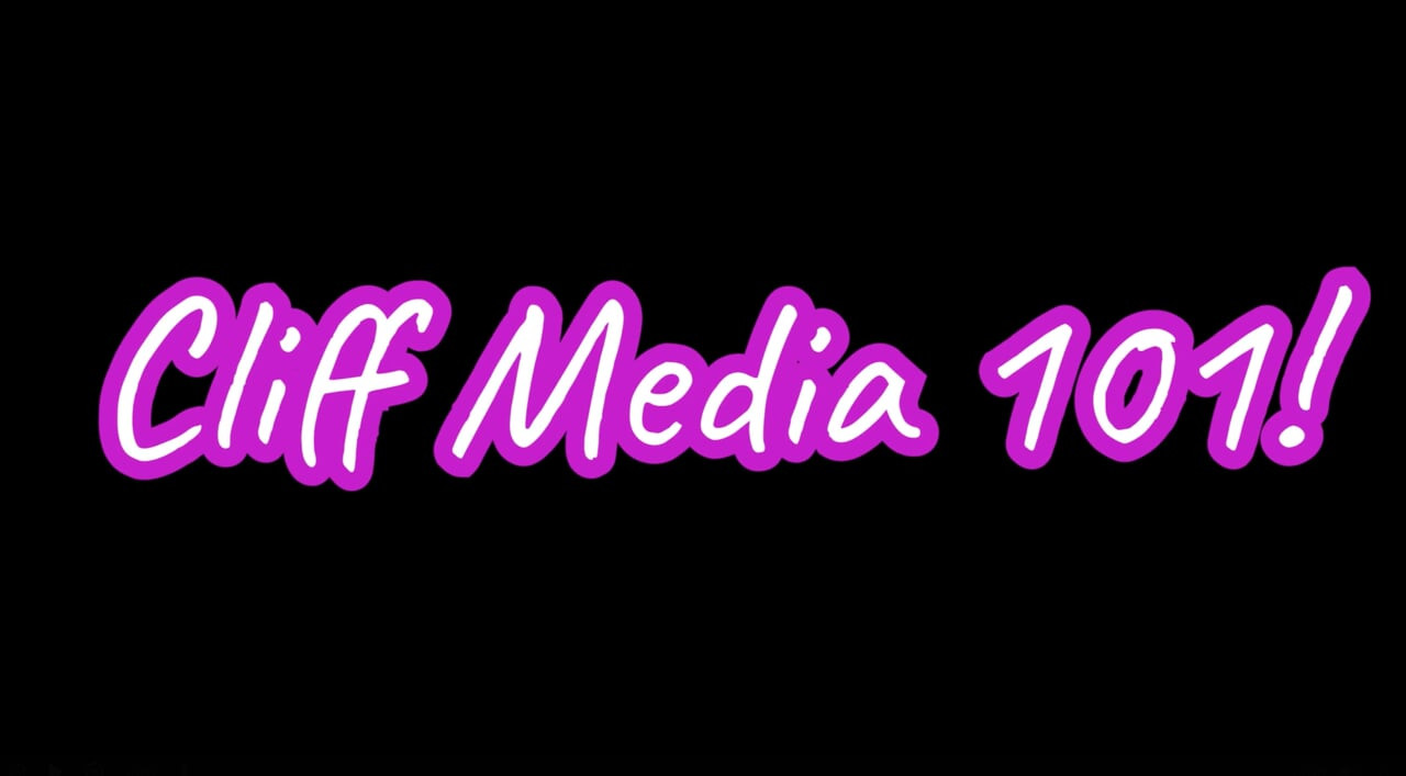 Cliff Media 101 - Cliff Media Productions ile ilk çekiminizden önce izleyin