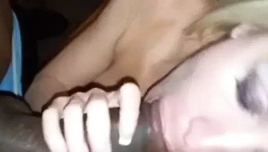 kalın bbc emme sarışın