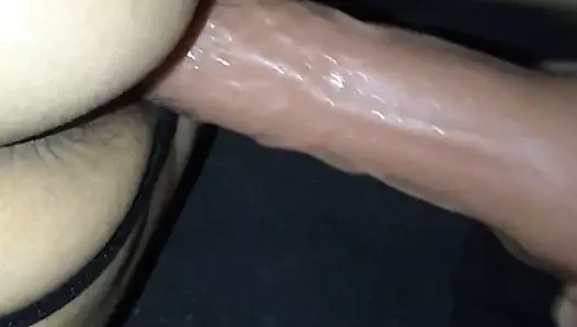 Arabada bir sevgili ile bir randevu