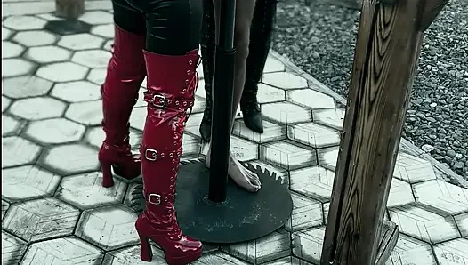 Durması için yalvarıyor - infernal sopalama - şaplak - binme kıralı