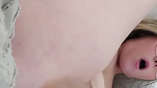Sexy MILF Cums Hard on Dildo