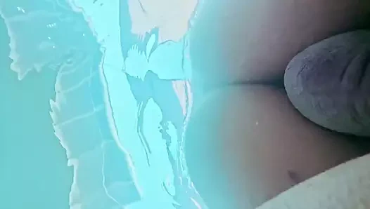 Havuz zevkleri. Sualtı seksinin altında görünüm