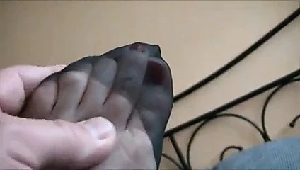 Naylon çorap i yaşlı ayaklar