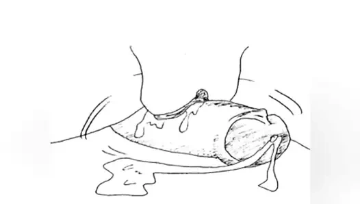 ağzımla büyük memelerle oynuyorum