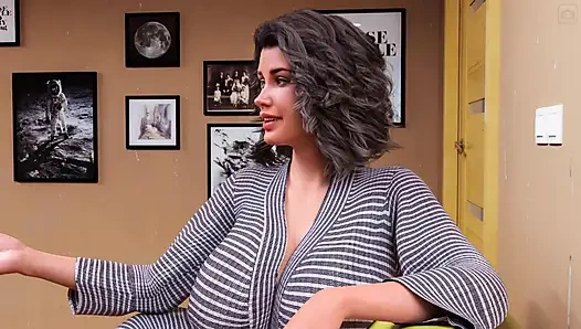 Sunville'in orta yaşlı seksi kadın - Daisy için çalışmak çok eğlenceli