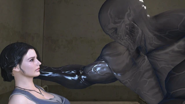 Jill Valentine mutant bir canavar yarakla sert sikiliyor ve yetiştiriliyor.