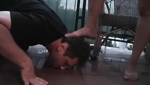 It Rained so Lick the Floor Bitch!