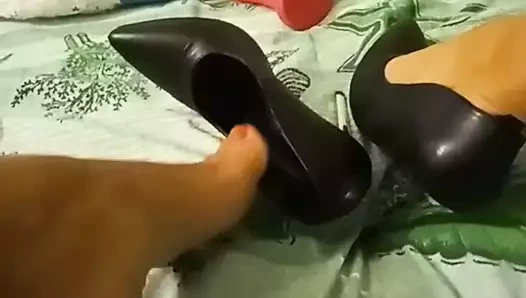 Şaşırtıcı bayan çalış ile kedi kadar o boşalan