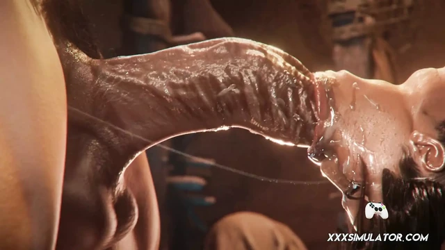 Лару глубоко трахают в руинах храма