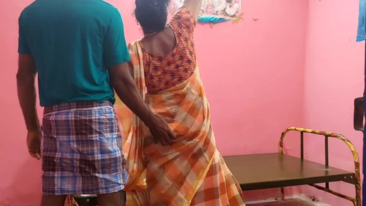 Played with my stepmother's big breasts and pussy and had sex