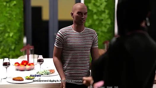 Aldatılan hikaye - erkek arkadaşı sadece bir duvar uzaktayken üvey babasını üçlü seks için davet etti