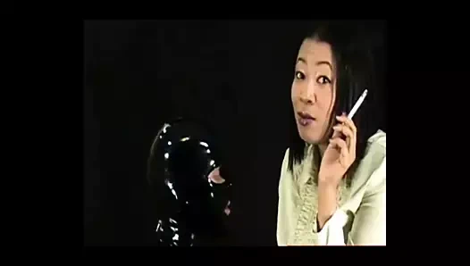 Black Femdom Uses White boy as Ashtray