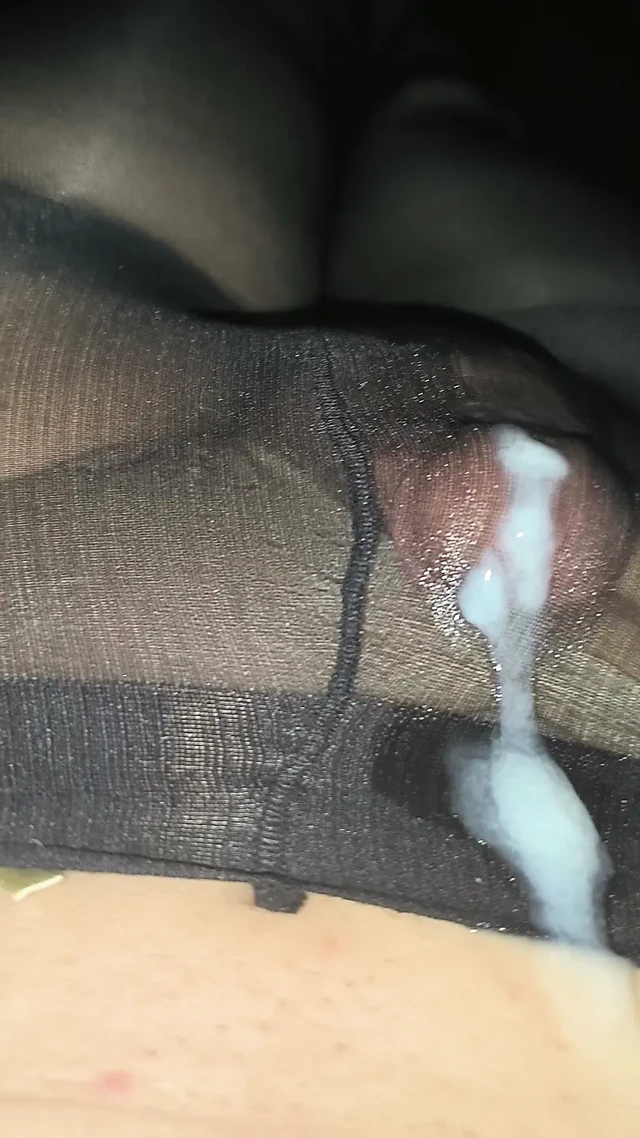I STOLE BLACK SEXY SHINY TIGHTS FROM A FRIEND'S MOM IN HER ROOM IN THE CLOSET AT NIGHT, IMMEDIATELY PUT THEM ON IN HER OWN ROOM AND CUM HARD THROUGH